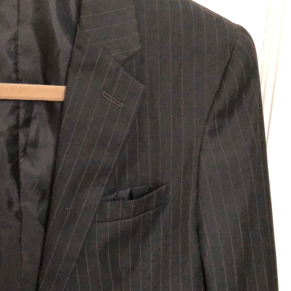 Chaps boys 14 regular striped black jacket - Picture 5 of 6